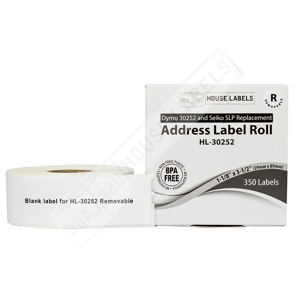 DYMO 30252 | 52 Rolls | Removable Adhesive | HouseLabels.com