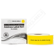 Picture of Dymo - 30252 YELLOW Address Labels (100 Rolls - Best Value)