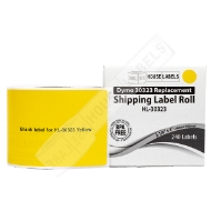 Picture of Dymo - 30323 YELLOW Shipping Labels (10 Rolls – Shipping Included)