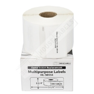 Picture of Dymo - 30334 Multipurpose Labels with Removable Adhesive (6 Rolls - Best Value)