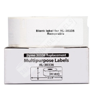 Picture of Dymo - 30336 Multipurpose Labels with Removable Adhesive (12 Rolls – Best Value)