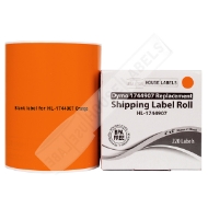 Picture of Dymo - 1744907 ORANGE Shipping Labels (14 Rolls - Best Value)