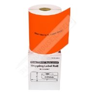 Picture of Dymo - 1744907 ORANGE Shipping Labels (20 Rolls - Shipping Included)