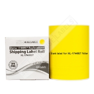 Picture of Dymo - 1744907 YELLOW Shipping Labels (19 Rolls - Shipping Included)