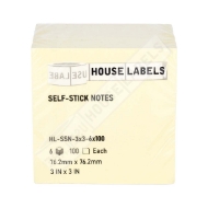 Picture of SELF STICK NOTES, YELLOW – 3 x 3