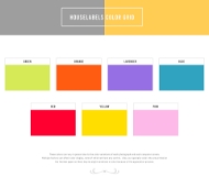 Picture of Zebra - 2.25x1.25 Combo Pack  (28 Rolls - YOUR CHOICE -Blue, Green, Yellow, Red, Orange, Lavender,Pink -  BEST VALUE)