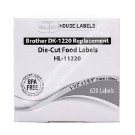 Picture of Brother DK-1220 (5 Rolls + Reusable Cartridge – Best Value)