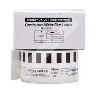 Picture of Brother DK-2211 (12 Rolls + Reusable Cartridge - Best Value)