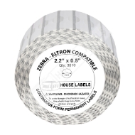 Picture of Zebra - 2.2" x 0.5"  (18 Rolls -  Best Value)