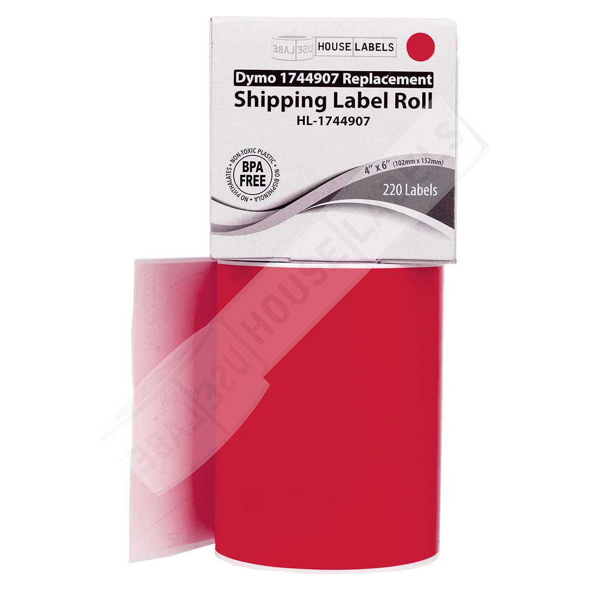 DYMO 1744907 | Red | HouseLabels.com