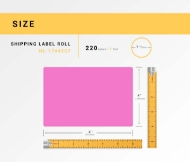 Picture of Dymo - 1744907 Pink (11 Rolls - Best Value)