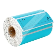 Picture of Zebra - 3x1- 3/4" CORE-BLUE (30 Rolls -  Best Value)