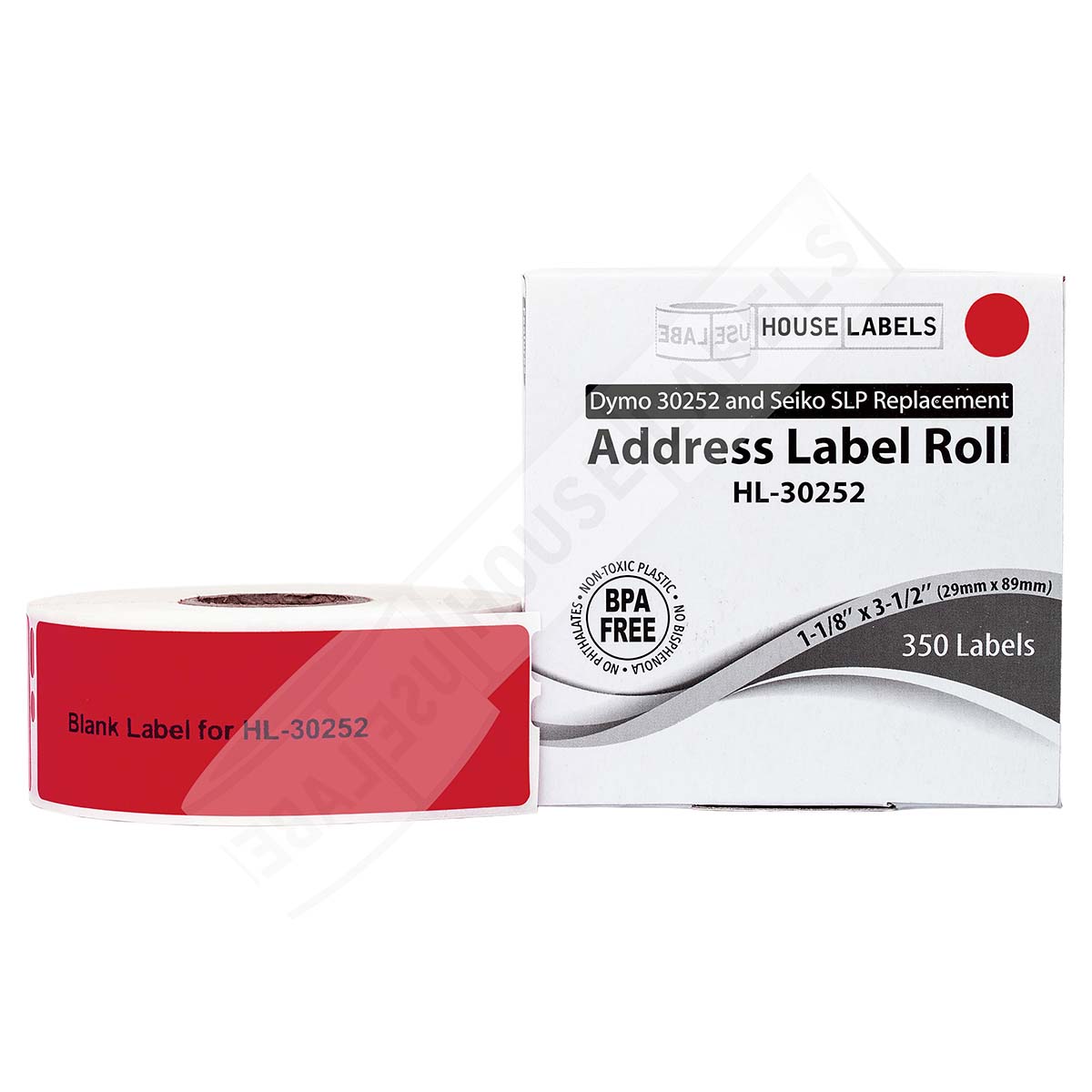 DYMO 30252 | Red | HouseLabels.com