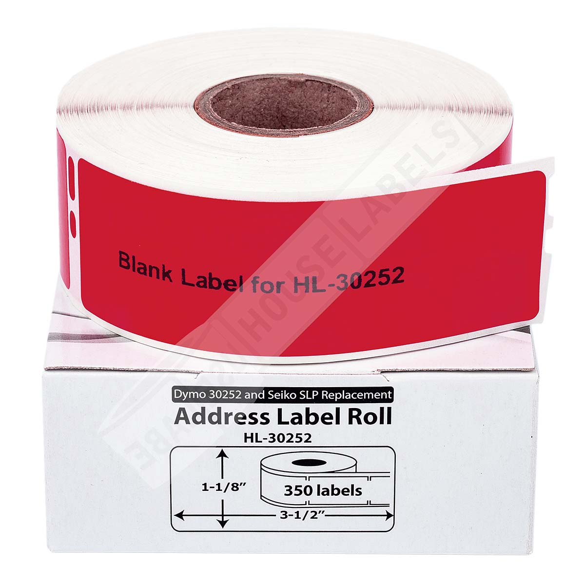 DYMO 30252 | Red | HouseLabels.com