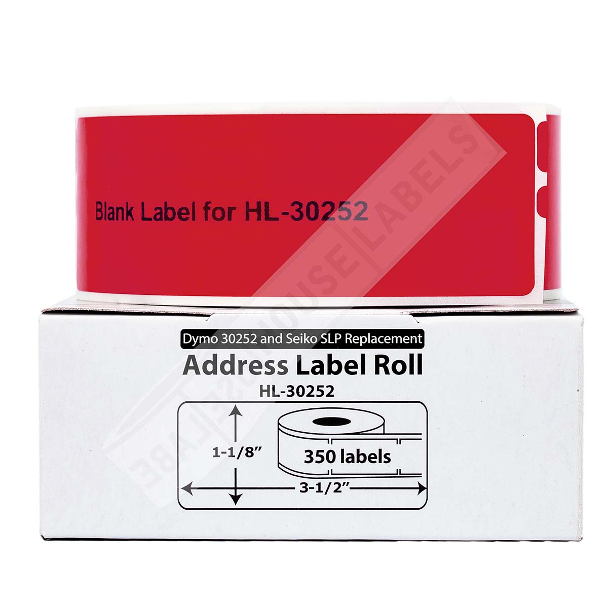 DYMO 30252 | Red | HouseLabels.com