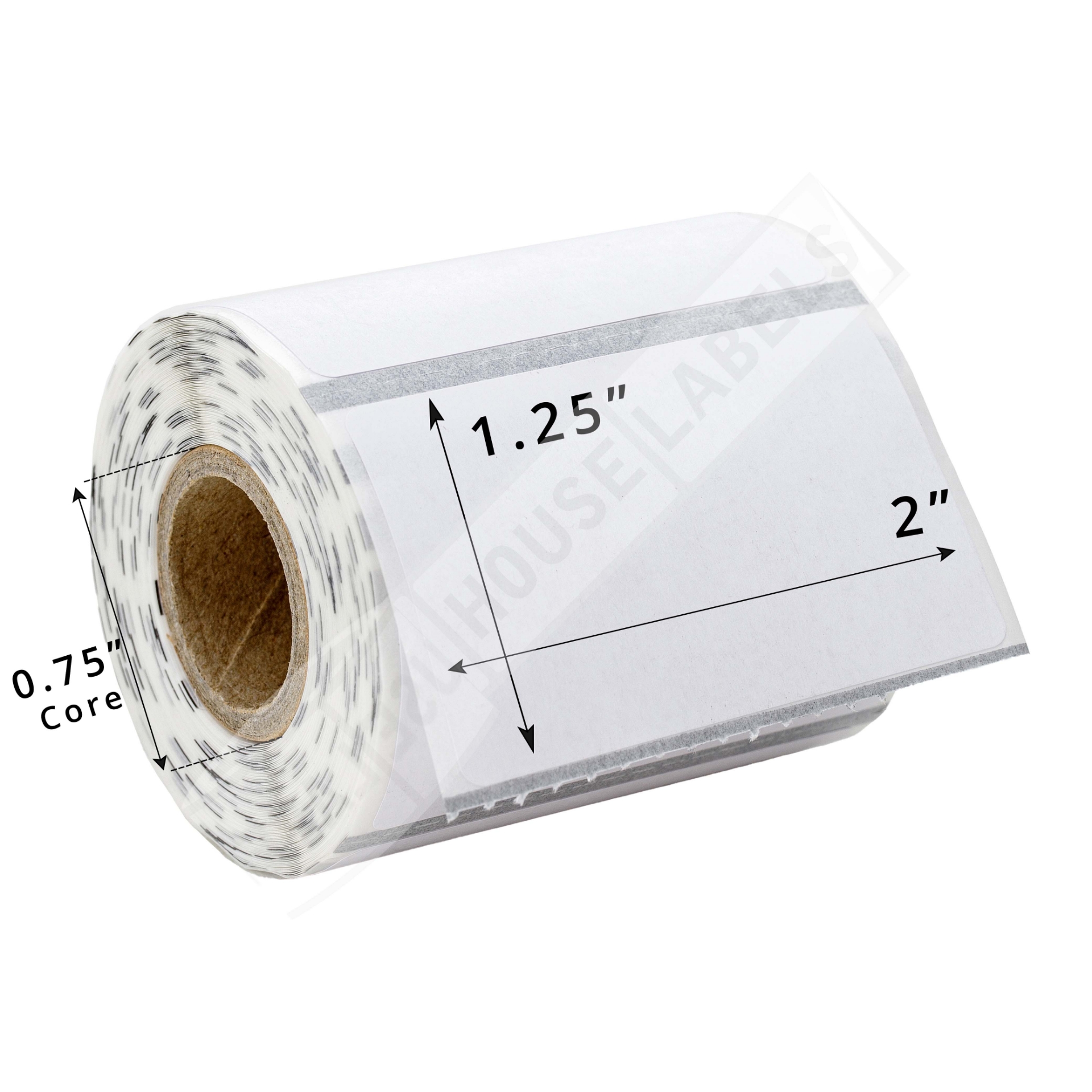 Get Zebra Direct Thermal Labels (WHITE 2x1.25) Core Online