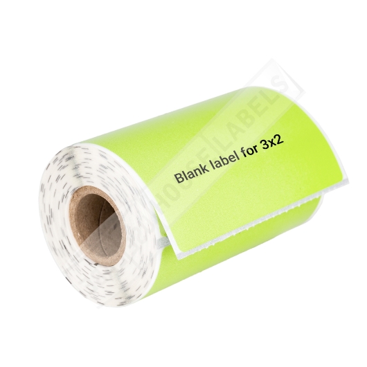 Picture of Zebra - 3x2- 3/4" CORE-GREEN (50 Rolls - Best Value)