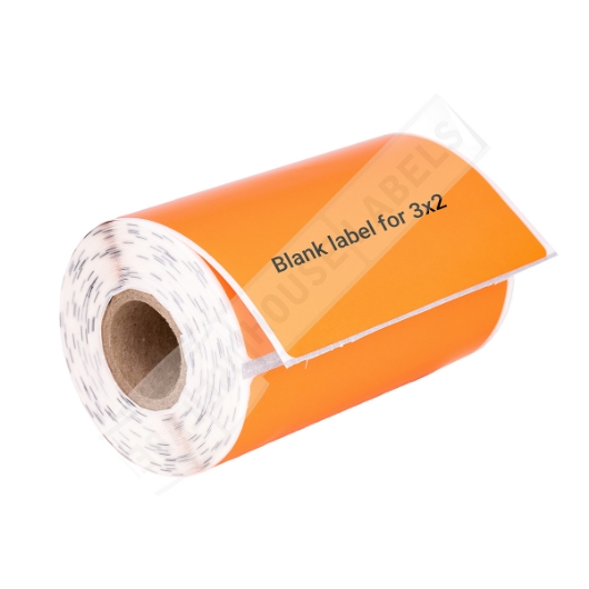 Picture of Zebra - 3x2- 3/4" CORE-ORANGE (50 Rolls -Best Value)