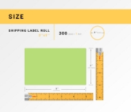Picture of Zebra 3x5 GREEN (20 ROLLS- Best Value)