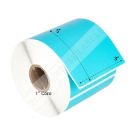 Picture of Zebra 3x5 BLUE (9 ROLLS - Best Value)
