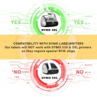 Picture of Dymo - 1744907 Shipping Labels (19 Rolls - Best Value)