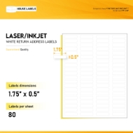 Picture of HouseLabels’ brand – 80 Labels per Sheet