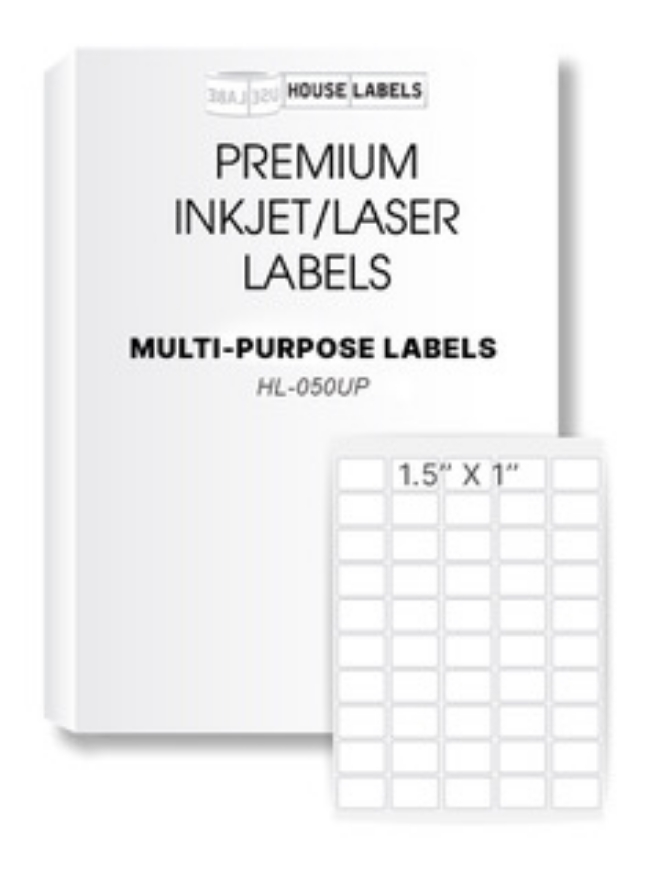Picture of HouseLabels’ brand – 50 Labels per Sheet (300 Sheets – Best Value)