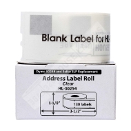 Picture of Dymo - 30254 Clear Address Labels (42 Rolls - Best Value)