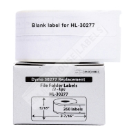 Picture of Dymo - 30277 File Folder 2-up Labels (46 Rolls – Best Value)