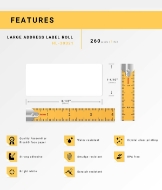 Picture of Dymo - 30321 Address Labels (60 Rolls – Best Value)