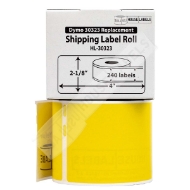 Picture of Dymo - 30323 YELLOW Shipping Labels (18 Rolls – Best Value)