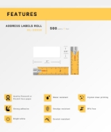 Picture of Dymo - 30330 Return Address Labels (12 Rolls – Best Value)