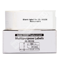 Picture of Dymo - 30336 Multipurpose Labels with Removable Adhesive (25 Rolls – Best Value)