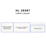 Picture of Dymo - 30387 3-Part Internet Postage Labels (13 Rolls – Best Value)