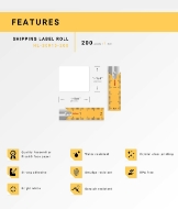 Picture of Dymo - 30915-200 Internet Postage Labels (8 Rolls - Best Value)