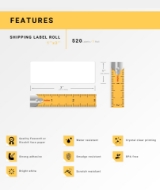 Picture of Zebra – 1 x 3 (60 Rolls – Best Value)