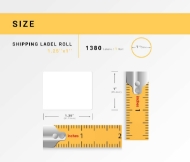 Picture of Zebra – 1.25 x 1 (50 Rolls – Best Value)