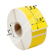 Picture of Zebra – 1.5 x 3.5 YELLOW (20 Rolls – Best Value)