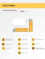 Picture of Zebra – 2 x 1 -FREEZER (28  Rolls – Best Value)