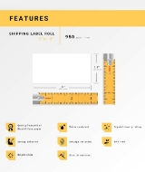 Picture of Zebra – 3 x 1.5 (12 Rolls – Best Value)