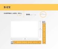Picture of Zebra – 3 x 5 (12 Rolls – Best Value)