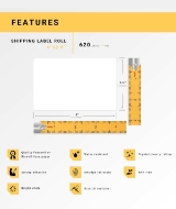 Picture of Zebra – 4 x 2.5 (8 Rolls – Best Value)