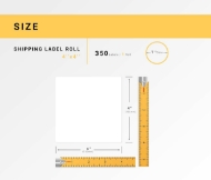 Picture of Zebra – 4 x 4 (8 Rolls – Best Value)