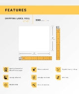 Picture of Zebra – 4 x 5 (8 Rolls – Best Value)