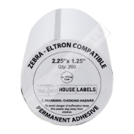 Picture of Zebra - 2.25x1.25 (18 Rolls - Best Value)
