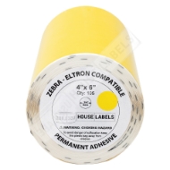 Picture of Zebra - 4x6 YELLOW (31 Rolls - Best Value)