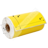 Picture of Zebra - 4x6 YELLOW (31 Rolls - Best Value)