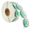 Picture of 6 Rolls (10000 labels) USDA Organic Labels 1 Inch Round Circle Adhesive Stickers