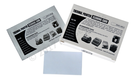 Picture of 4 packs (200 sheets) cleaning card (small) 2.1x3.425