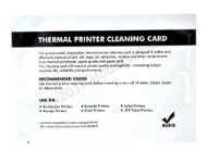Picture of 10 packs (250 sheets) cleaning card (large) 4x6